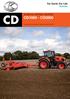 CD CD2000. Incorporación de rastrojo y trabajo superficial óptimos