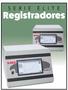 Registradores. HM-5320 Registrador HM-5330 Registrador SERIE ELITE