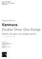Kenmore Double Oven Gas Range