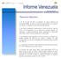 Informe Venezuela. Resumen Ejecutivo. 25 de Julio de 2013