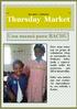 Thursday Market. Una mamá para BACHU. Hace unas semanas un grupo de voluntarios Abay, se encontraba en Walmara trabajando
