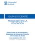 Doble Grado en Humanidades y Magisterio de Educación Primaria Universidad de Alcalá Curso Académico 2016 / º Curso 1º Cuatrimestre