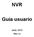 NVR. Guía usuario. Junio, 2015 Rev1.0