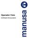 Operador Visio. Certificado CE de producto