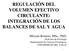 REGULACIÓN DEL VOLUMEN EFECTIVO CIRCULANTE: INTEGRACIÓN DE LOS BALANCES DE SAL Y AGUA