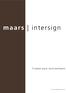maars intersign Create your environment