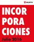 INCOR PORA CIONES Julio 2016