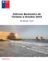 Informe Barómetro de Turismo a Octubre Noviembre 2014
