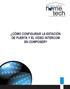 CÓMO CONFIGURAR LA ESTACIÓN DE PUERTA Y EL VIDEO INTERCOM EN COMPOSER?