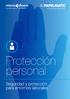 CATÁLOGO DE PRODUCTOS CENTRE ESPECIAL DE TREBALL. Protección personal. Seguridad y protección para entornos laborales