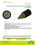 Cable Interior/Exterior LSZH UV resistente 2 24 Fibras