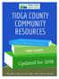 Tioga County Resources / Recursos del condado de Tioga