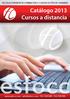 sfocc Catálogo 2013 Cursos a distancia ESCUELA SUPERIOR DE FORMACIÓN Y CUALIFICACIÓN DE CANARIAS