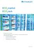 ECO 2. market rack. Refrigeración ecológica. Sistema de refrigeración con CO 2
