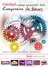 Henkel Catálogo General 2015 I Compromiso de futuro. Adhesivos I Selladores I Impermeabilizantes I Deshumidificadores
