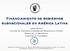 Financiamiento de gobiernos subnacionales en América Latina