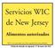 Servicios WIC de New Jersey