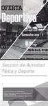 Sección de Actividad Fisica y Deporte