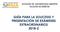 DIVISIÓN DE UNIVERSIDAD ABIERTA FACULTAD DE DERECHO GUÍA PARA LA SOLICITUD Y PRESENTACIÓN DE EXÁMENES EXTRAORDINARIOS