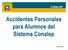 Accidentes Personales para Alumnos del Sistema Conalep