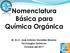 M. En C. José Antonio González Moreno Tecnologías Químicas Octubre del 2017