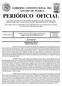 GOBIERNO CONSTITUCIONAL DEL ESTADO DE PUEBLA PERIÓDICO OFICIAL