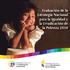 Evaluación de la Estrategia Nacional para la Igualdad y la Erradicación de la Pobreza 2014