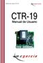 Manual de Usuario CTR 19