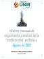 Informe mensual de seguimiento y análisis de la conflictividad en Bolivia. Agosto de 2012