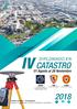 IV DIPLOMADO EN CATASTRO (Agosto Noviembre 2018)