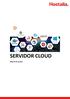 SERVIDOR CLOUD. Manual de usuario