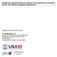 Estudio de línea basal sobre la situación de la gestión de suministros de ITS, VIH y SIDA en República Dominicana