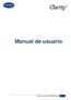 Manual de usuario. Manual de usuario Clarity HARTMANN España 1