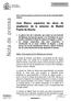 Nota de prensa. José Blanco supervisa las obras de ampliación de la estación de Madrid Puerta de Atocha