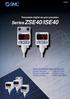 ES00-7. Presostato digital de gran precisión. Series ZSE40/ISE40. Gran precisión/alta resolución