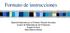Formato de instrucciones