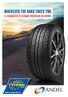 WHEREVER THE ROAD TAKES YOU EL NEUMÁTICO DE VERANO PRODUCIDO EN EUROPA