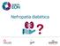 DIABETES. Nefropatía diabética
