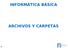 Cómo y de qué forma se almacena la información en un