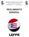 Liga Elite de Fútbol de Puerto Rico Corp. Teléfonos: (787) y (787) REGLAMENTO GENERAL