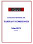 Catálogo General de Tarifas y Comisiones. Introducción
