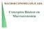 MACROECONOMÍA APLICADA. Conceptos Básicos en Macroeconomía