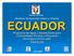 Programa de Agua y Saneamiento para Comunidades Rurales y Pequeños Municipios del Ecuador PRAGUAS