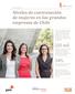 Niveles de contratación de mujeres en las grandes empresas de Chile