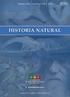 HISTORIA NATURAL. Tercera Serie Volumen 3 (2) 2013