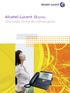 Alcatel-Lucent 9 SERIES. Una nueva forma de comunicación