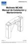 Molinete MC400 Manual de Instalación y Mantenimiento