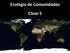 Ecología de Comunidades Clase 5
