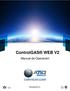 ControlGAS WEB V2. Manual de Operación