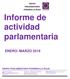 Informe de actividad parlamentaria
